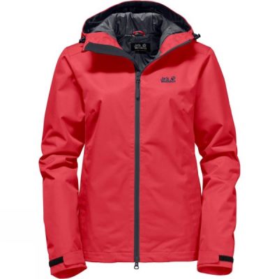 Chaquetas Jack Wolfskin Chilly Morning Mujer - Rojas - Chile WXM375698